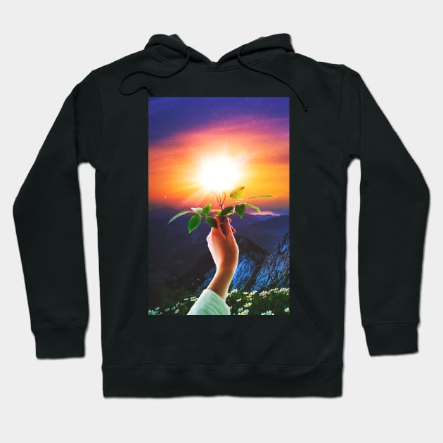 Holding The Sunset Hoodie by SeamlessOo